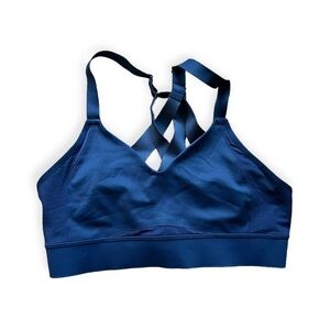 Gymshark Sports bra athletic active wear blue small